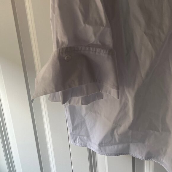 NWT Madewell Relaxed Button-Front 100% Cotton Shirt in Poplin, White, XL - Picture 8 of 9